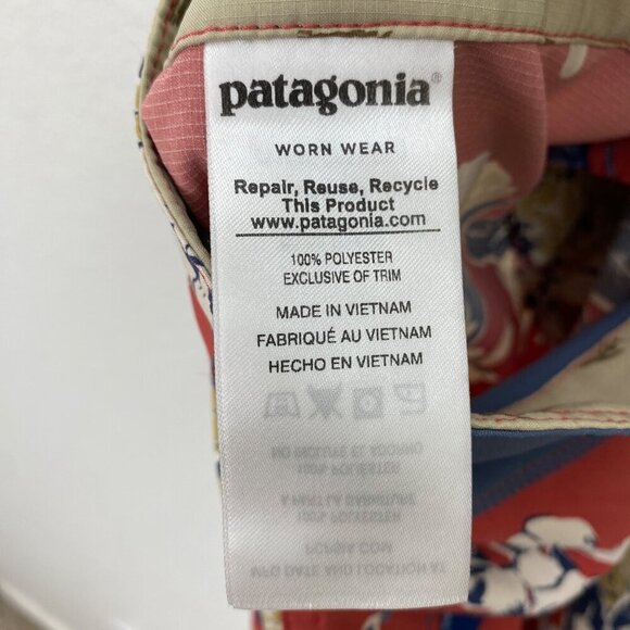 Patagonia Floral Planing Boardshorts Swim Trunks w Side Zip Pocket Mens size 36 - Picture 3 of 4